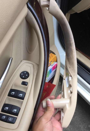 Set 2 Manere Interior Usa Portiera Dedicat BMW F30 F31 F32 F33 F34 F35 F36 F80 F82 F83 M3 M4, Bej [5]