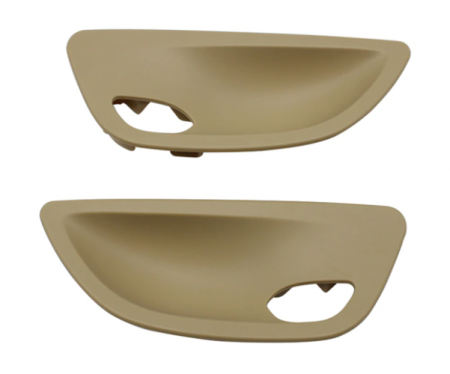 Set 2 Ornamente Manere Levier Usa Dedicat BMW Seria 5 F10 F11, Bej
