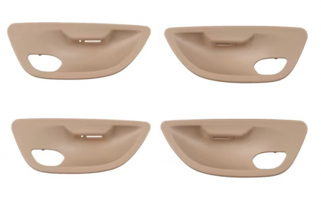 MANERE - Set 4 Ornamente Manere Levier Usa Dedicat BMW Seria 5 F10 F11, Bej