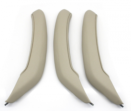 X4 F26 - Set 3 Manere Exterior Piele Usa Pasager Stanga Dreapta Dedicat BMW X3 X4 F25 F26, Oyster