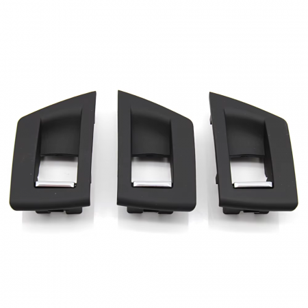 PIESE INTERIOR - Set 3 Ornamente Butoane Geamuri Pasageri Dedicat BMW Seria 5 F10 F11, Negru