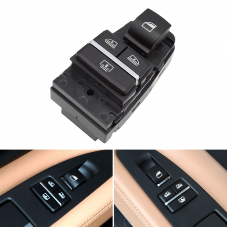 Bloc Comutator Butoane Geamuri Perdeluta Usa Portiera Dedicat BMW F01 F02 F06 F07 5GT, spate  [5]