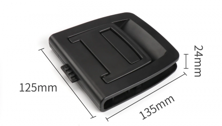Maner Ornament Tava Portbagaj Dedicat BMW X5 X6 E70 E71 E60 E61 F15 F16, Negru, fara yala [1]