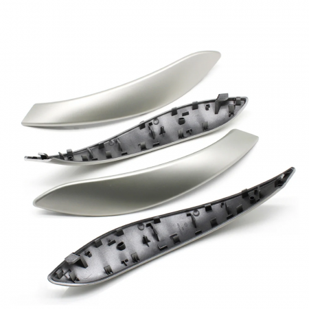 F32 F33 F36 F82 F83 - Set 4 Manere Exterior Usa Portiera Dedicat BMW F30 F31 F34 F35 F36, Argintiu Satinat