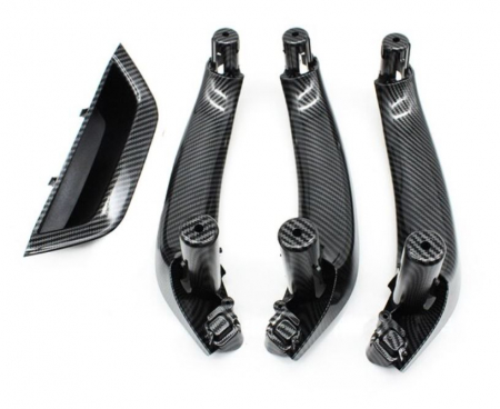 X4 F26 - Set 4 Manere Usa Dedicat BMW X3 X4 F25 F26, Negru Carbon