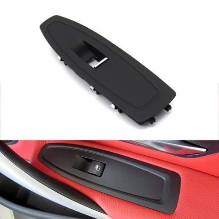 Trim Ornament Buton Geam Usa Dedicat BMW F20 F21 F30 F31 F34 GT F35 F36, Dreapta, Negru [1]
