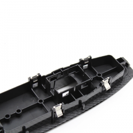 Set 4 Ornamente Butoane Usi Dedicat BMW F20 F21 F30 F31 F34 GT F35 F36, Negru Carbon [1]