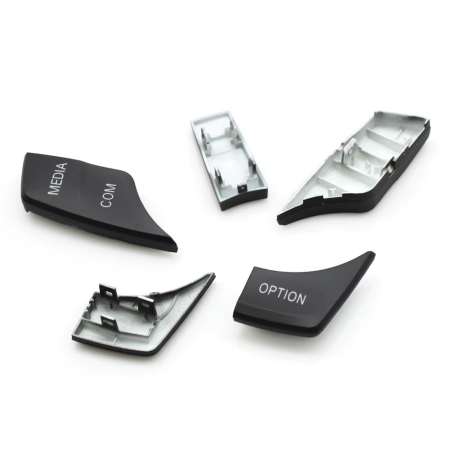 Set 6 Butoane Consola Multimedia iDrive Dedicat BMW X3 X4 G30 G31 G32 G11 G12 G01 G02 F97 F98, Negru [1]