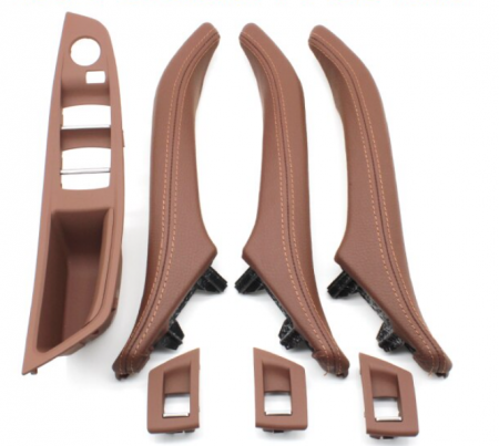 MANERE - Set 7 Manere Complete Usi Portiere Dedicat BMW Seria 5 F10 F11, Maro
