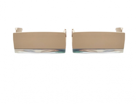 MANERE - Set Capac Ornament Scrumiera Usa Spate Dedicat Seria 7 F01 F02, Facelift, Bej