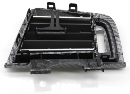 Set 4 Grile Ventilatie Aer BMW Seria 5 F10 F11, Climatronic, Negru Carbon [7]
