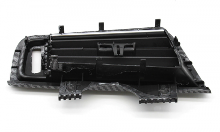 Set 4 Grile Ventilatie Aer BMW Seria 5 F10 F11, Climatronic, Negru Carbon [6]