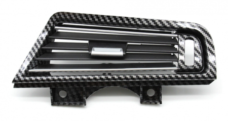 Set 4 Grile Ventilatie Aer BMW Seria 5 F10 F11, Climatronic, Negru Carbon [2]