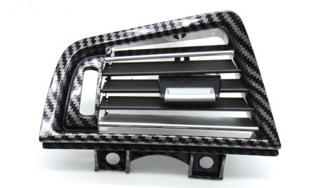 Set 4 Grile Ventilatie Aer BMW Seria 5 F10 F11, Climatronic, Negru Carbon [4]