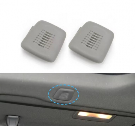 Set 2 Piese Trim Masca Ornament Microfon Plafon Dedicat BMW F30 F32 F07 F10 F15 F16 F12 F25 F49 G20 G30 G31 G01, Gri [1]