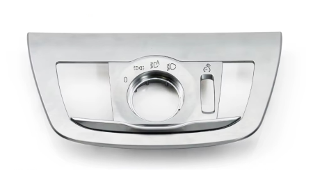 Trim Ornament Bloc Lumini Faruri Dedicat BMW X3 X4 G01 G02 X3M X4M F97 F98, Crom Mat