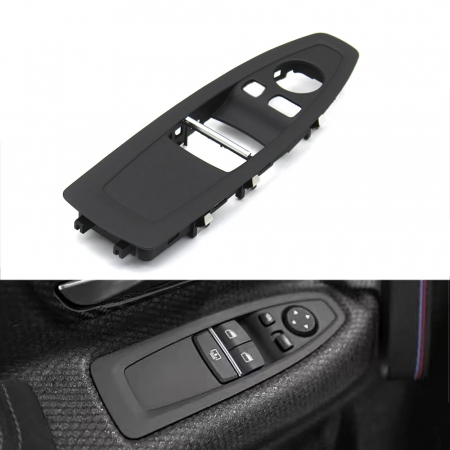 Trim Ornament Butoane Usa Dedicat BMW F21 F22 F23 F87 F32 F33 F83 F82, Stanga, Negru [1]