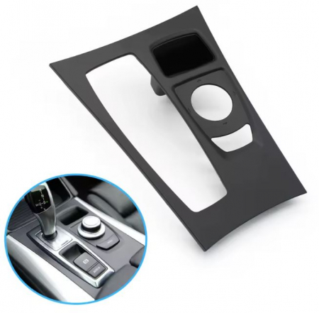 X5 E70 - Trim Ornament Consola Centrala Dedicat BMW X5 X6 E70 E71, Negru