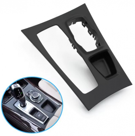 X6 E71 - Trim Ornament Consola Centrala Dedicat BMW X5 X6 E70 E71, Negru