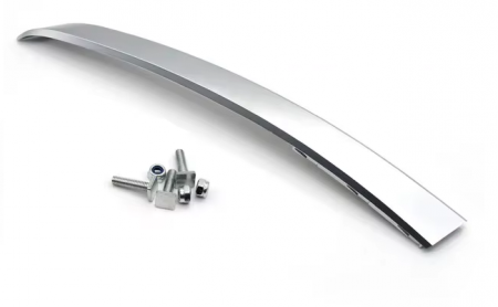 MANERE - Trim Ornament Maner Usa Dedicat BMW Seria 5 E60 E61, Dreapta Fata, Argintiu Mat