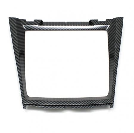 CATEGORI - Trim Ornament Suport Pahare Consola Dedicat BMW X5 X6 E70 E71, Negru Carbon