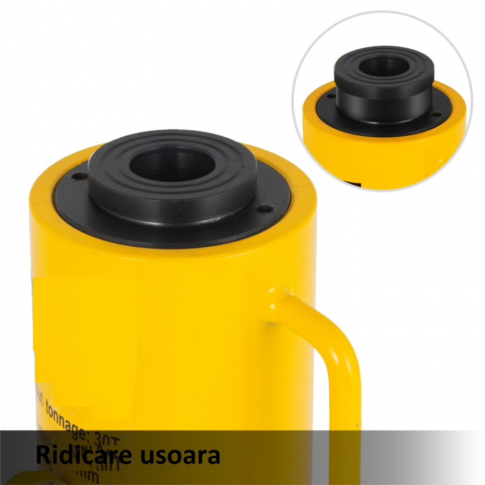 Cilindru hidraulic 700 Bar cu gaura, capacitate 30 tone si cursa 50 mm [1]