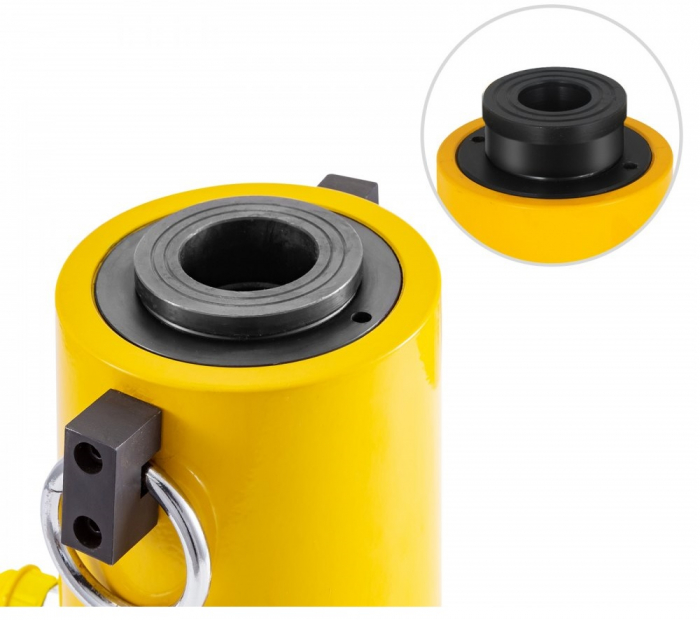 Cilindru hidraulic 700 Bar de 60 tf si cursa 50 mm cu gaura interioara [2]