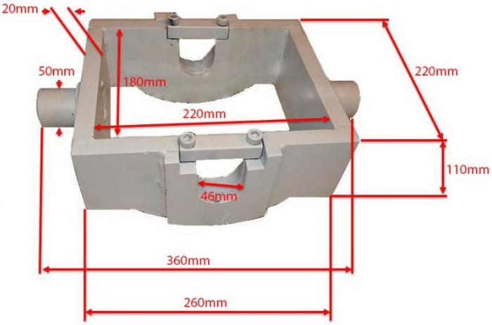 Cilindru hidraulic cursa 2000 mm capacitate 24 tone [1]