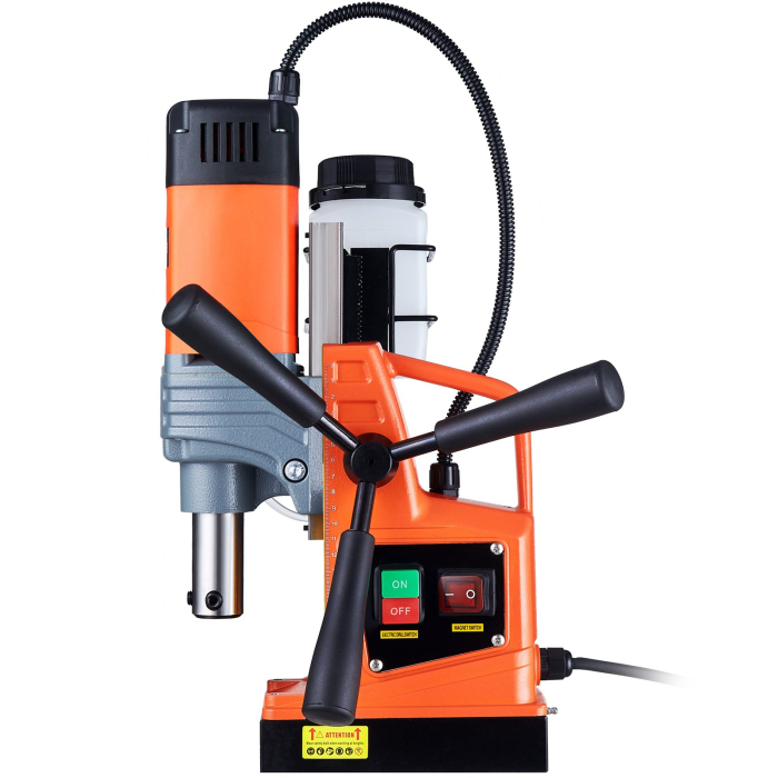 Masina de gaurit 580 RPM pentru orice suprafata cu masa magnetica putere 1200W, diametru maxim gaurire 40 mm si 13000 N, forta strangere, certificat CE si viteza variabila [2]