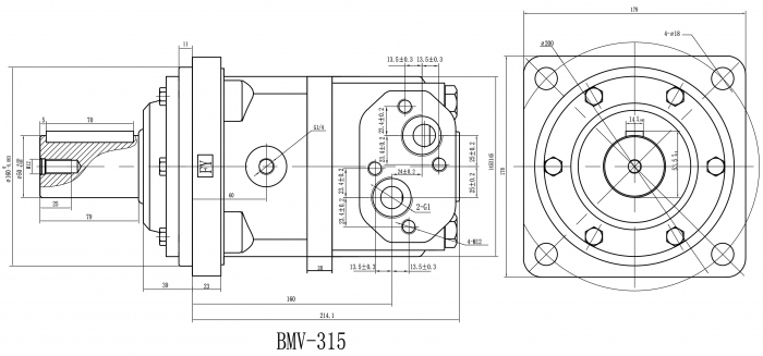 Motor hidraulic tip MV315 [6]