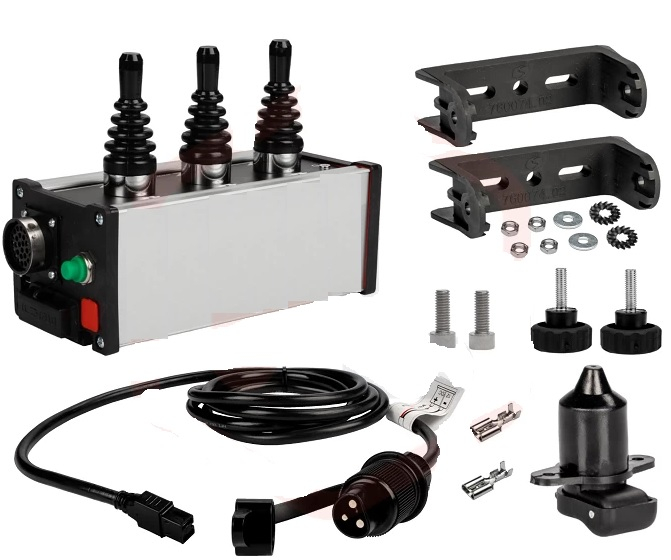 Panou CA56 control distribuitor hidraulic 3 comenzi de 12V [3]