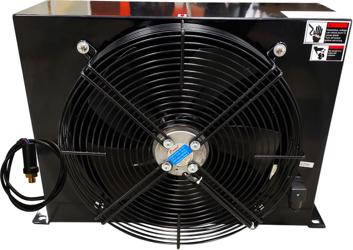 Racitor ulei hidraulic capacitate 150 lpm cu ventilator si termostat fix actionate la 220 Vca [3]