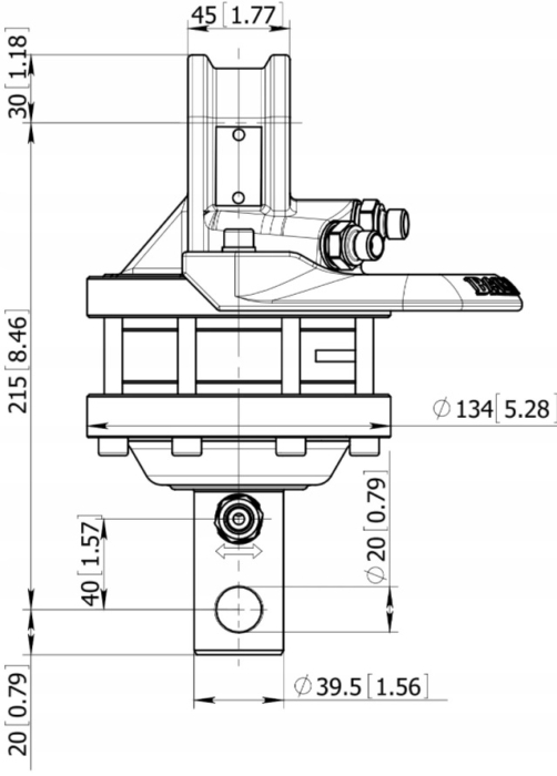 Rotator hidraulic EMH 1 tona forta [4]