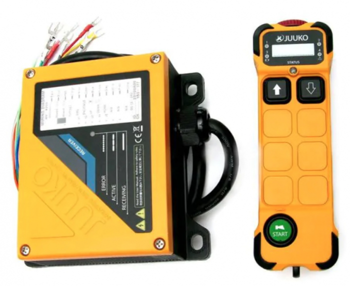 Set cu distribuitor hidraulic proportional cu 1 sectiune cu telecomanda radio pentru aplicatii cu troliu [3]