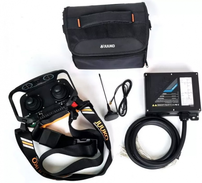 Telecomanda radio completa cu 2 minijoystick-uri, receptor si antena [5]