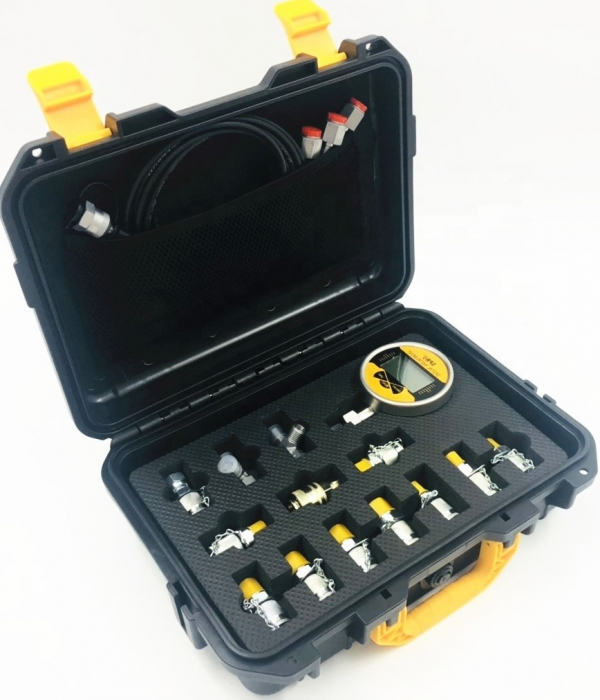 Trusa cu manometru digital si adaptoare pentru diagnosticarea sistemelor hidraulice 500 Bar [1]