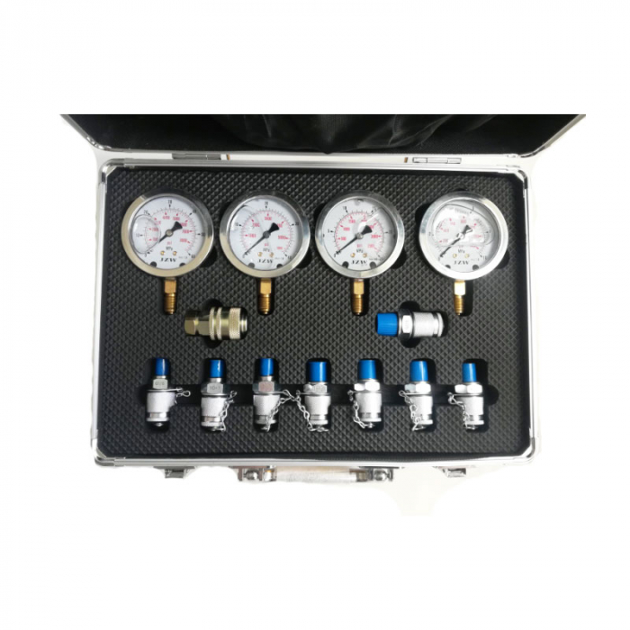 Trusa de manometre si adaptoare pentru masurarea presiunii 600 bar TM100 [2]