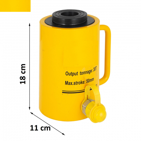 Cilindru hidraulic 700 Bar cu gaura, capacitate 30 tone si cursa 50 mm [2]