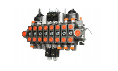 Distribuitor hidraulic 350 bar cu 8 sectiuni  pentru macarale forestiere [2]