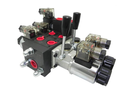 Distribuitoare hidraulice - Distribuitor hibrid cu 2 comenzi
