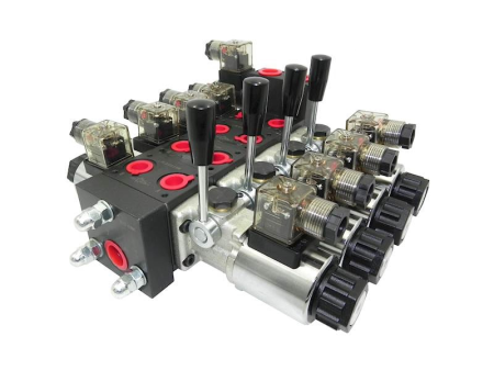 Distribuitoare hidraulice - Distribuitor hibrid cu 4 comenzi