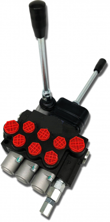 Promotii - Distribuitor hidraulic cu 3 sectiuni debit maxim 40 lpm cu joystick