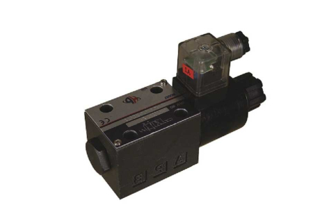 Produse EmagMarketplace - Distribuitor hidraulic DN6 cu 1 bobina electrica la 24Vcc