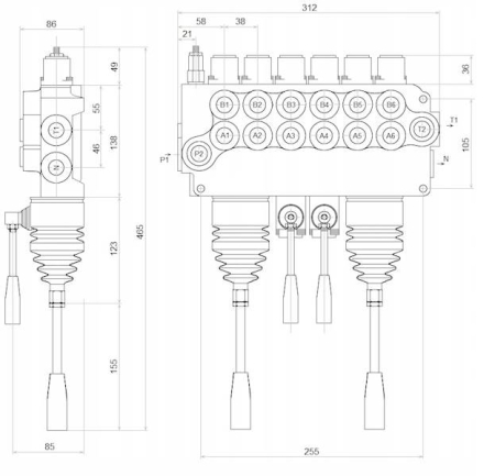 Distribuitor cu 6 comenzi [1]