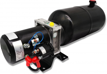 Pompe Utilaje Constructii - Grup hidraulic actionat la 24 Vcc, putere 2,2 KW, pompa 2,5cm3 6L