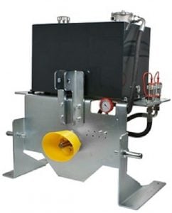 Accesorii Utilaje Constructii - Grup hidraulic independent cu rezervor 45 litri si pompa 20 cmc/ rot actionat la priza de putere a tractorului