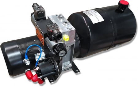 Pompe Utilaje Constructii - Grup hidraulic mobil 24Vcc putere 2,2 KW si rezervor 6 litri