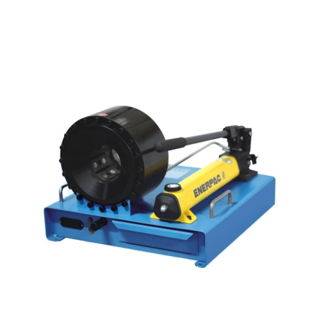 Produse EmagMarketplace - Instalatie portabila manuala pentru sertizarea furtunurilor hidraulice, 1 1/2", 140 tone forta