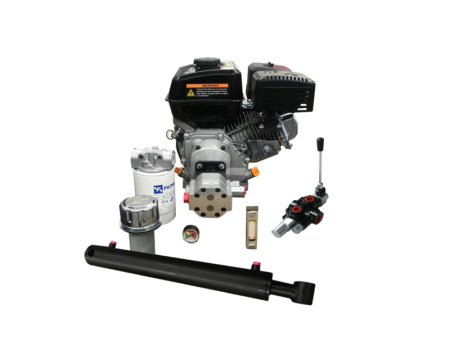 Produse EmagMarketplace - Kit despicator lemne, motor Loncin 5,5 CP,  7,5 tone forta
