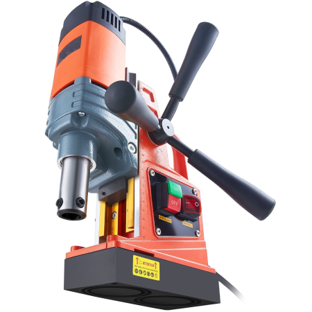 Masini de gaurit si insurubat - Masina de gaurit 580 RPM pentru orice suprafata cu masa magnetica putere 1200W, diametru maxim gaurire 40 mm si 13000 N, forta strangere, certificat CE si viteza variabila